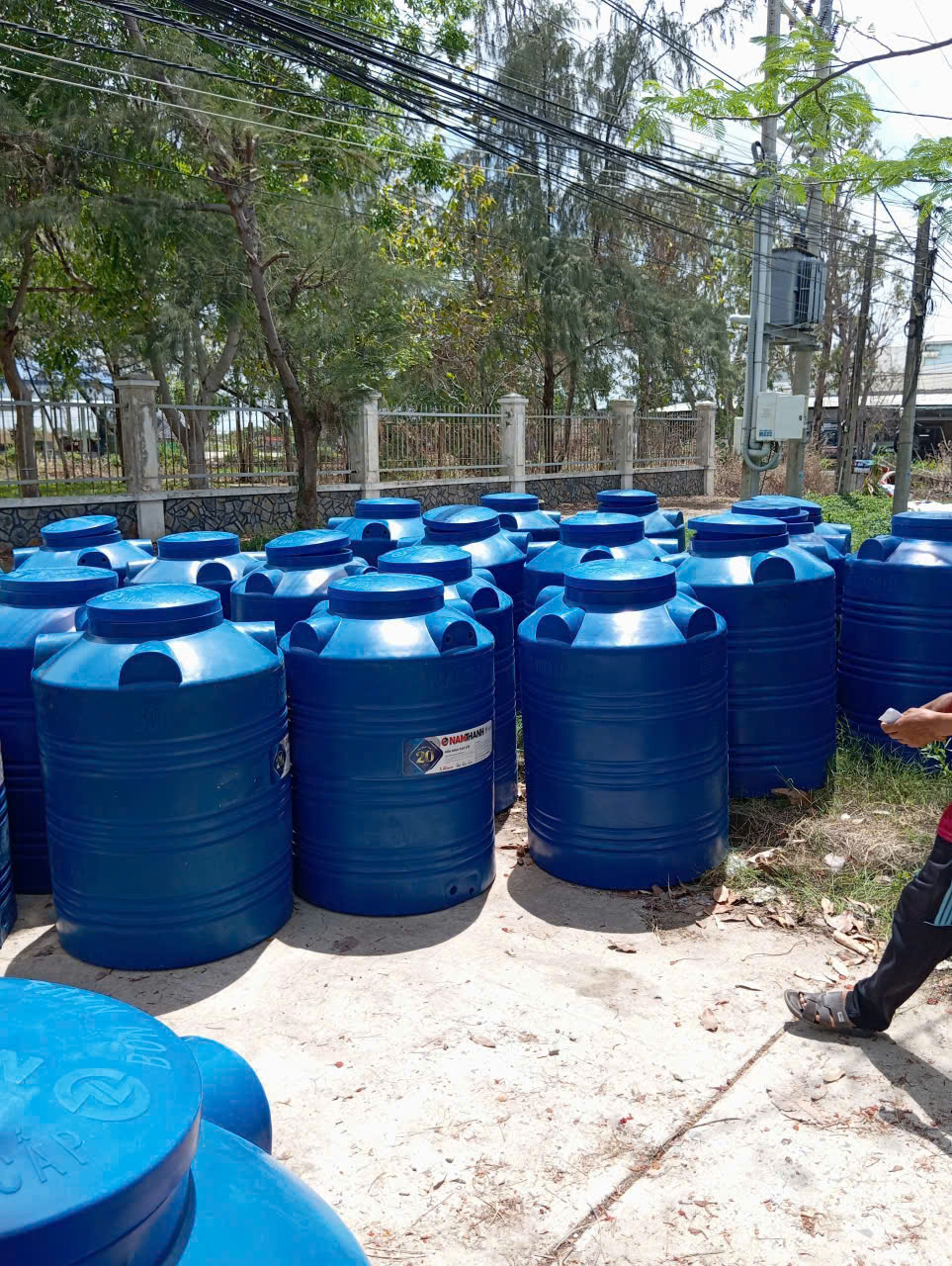 các dung tích bồn nhựa Nam Thành phổ biến